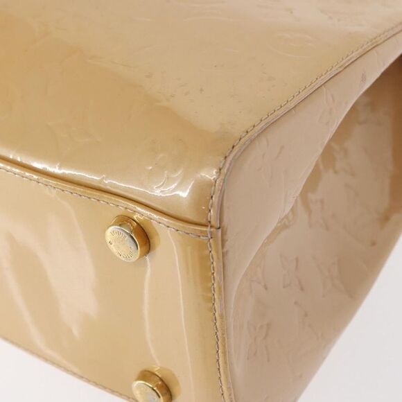 Louis Vuitton Brea Handbag Monogram Vernis Beige Patent_Leather Handbag - Picture 11 of 16